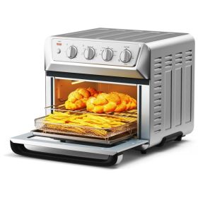 Convection Toaster Oven Air Fryer Dehydrator Stainless Steel (Color: Stainless Steel)