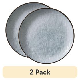 (2 pack)  Stoneware Salad Plate (Color: Denim)